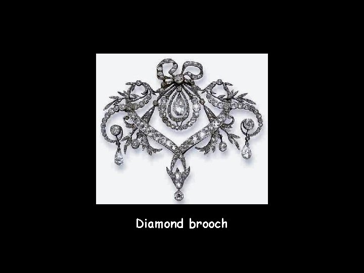 Diamond brooch 