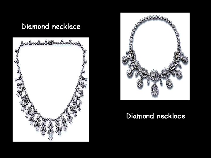 Diamond necklace 