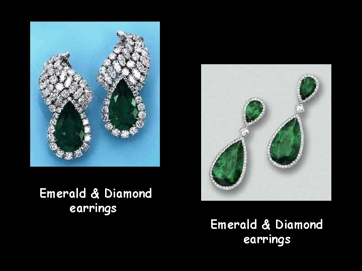 Emerald & Diamond earrings 