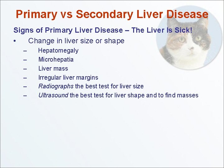 Primary vs Secondary Liver Disease Signs of Primary Liver Disease – The Liver Is