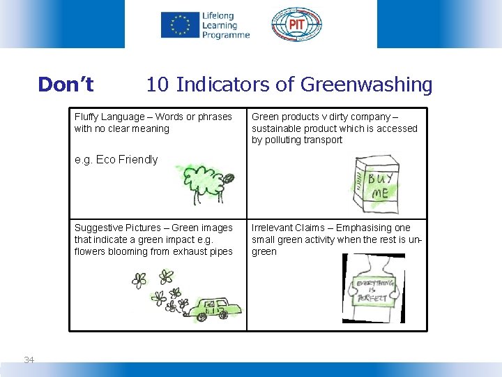 Don’t 10 Indicators of Greenwashing Fluffy Language – Words or phrases with no clear