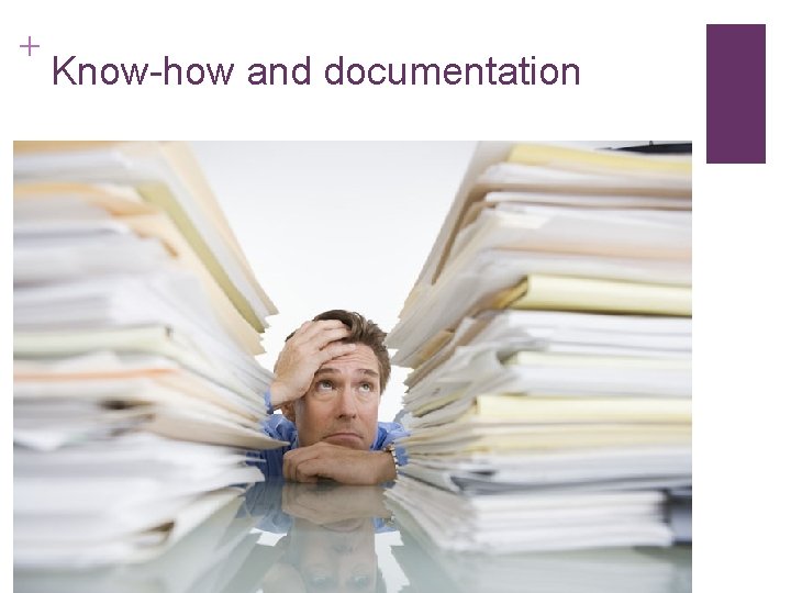 + Know-how and documentation 