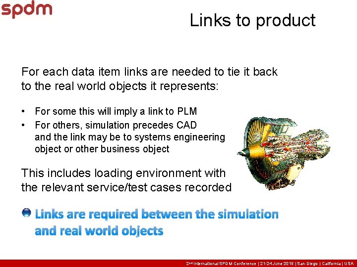 Links to product For each data item links are needed to tie it back Links to product For each data item links are needed to tie it back