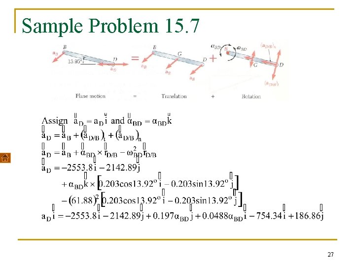 Sample Problem 15. 7 27 