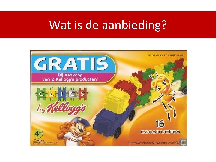 Wat is de aanbieding? 