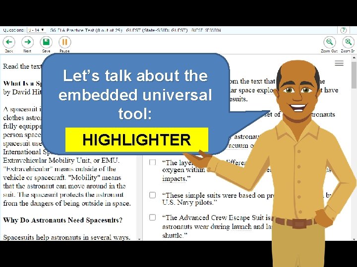 Let’s talk about the embedded universal tool: HIGHLIGHTER 