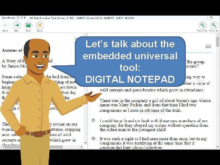 Let’s talk about the embedded universal tool: DIGITAL NOTEPAD 