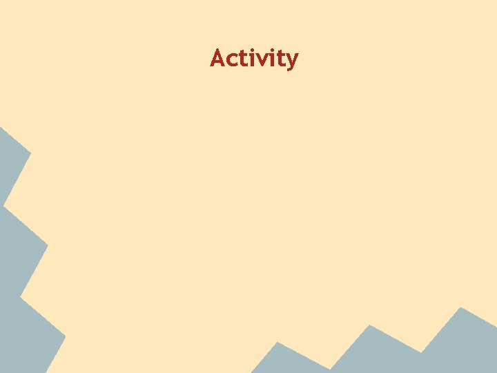 Activity 