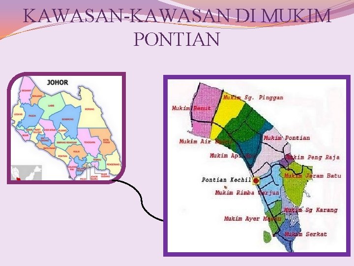 KAWASAN-KAWASAN DI MUKIM PONTIAN 