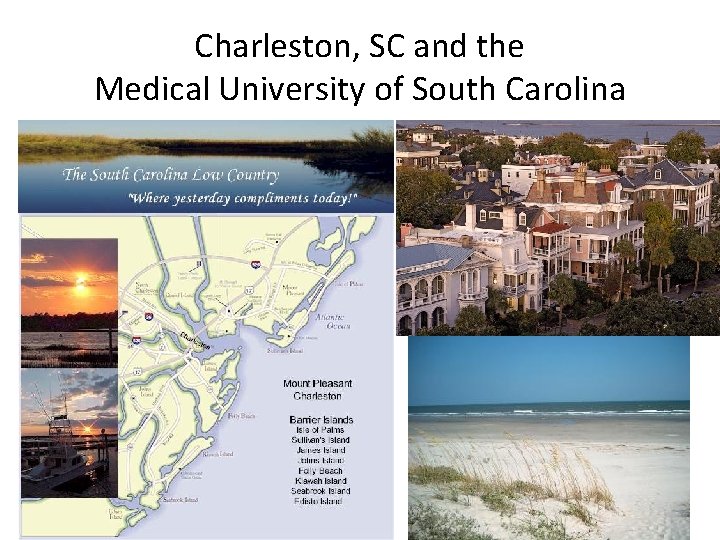 Charleston, SC and the Medical University of South Carolina 