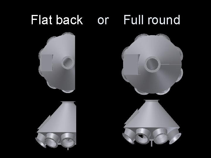 Flat back or Full round 