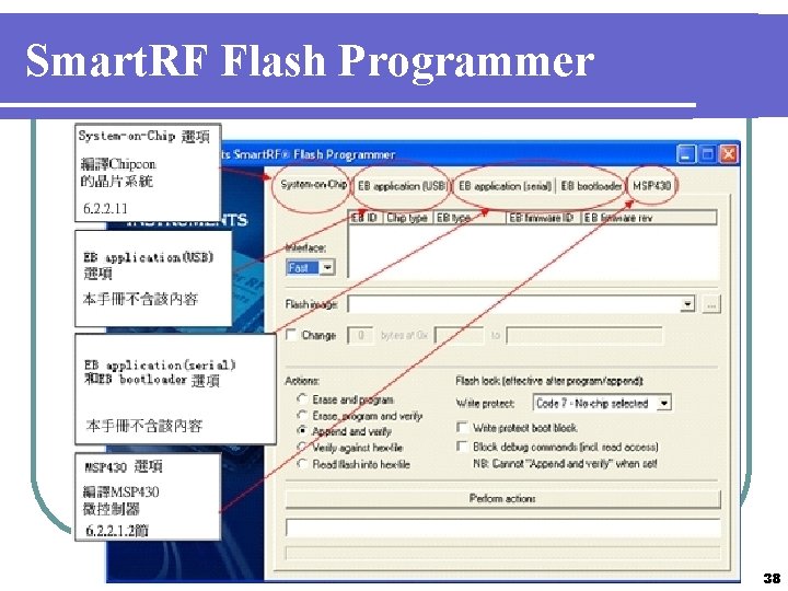 Smart. RF Flash Programmer 38 