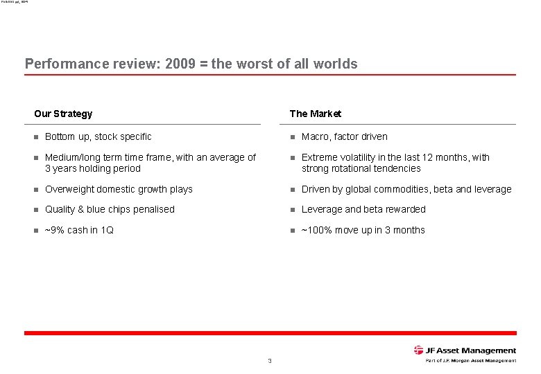 RNINDIA 1. ppt_16345 Performance review: 2009 = the worst of all worlds Our Strategy