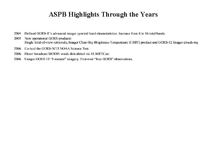 ASPB Highlights Through the Years 