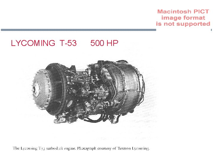 LYCOMING T-53 500 HP 