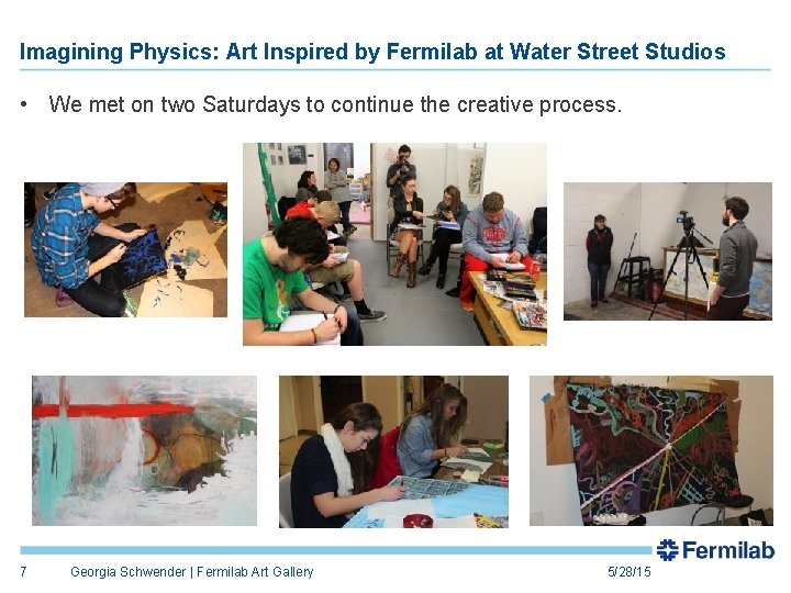 Imagining Physics: Art Inspired by Fermilab at Water Street Studios • We met on