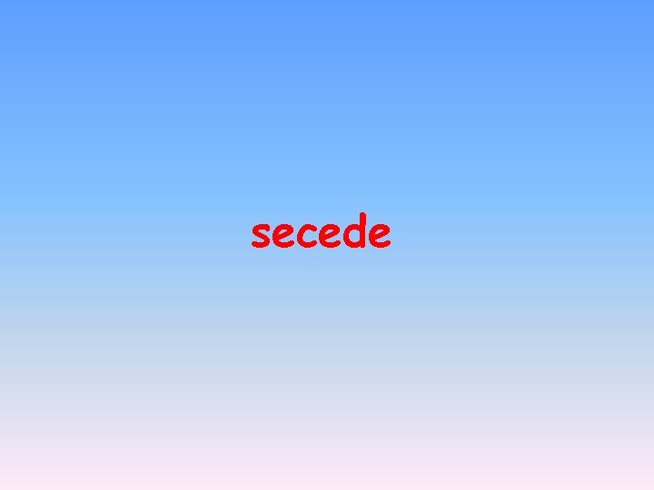 secede 