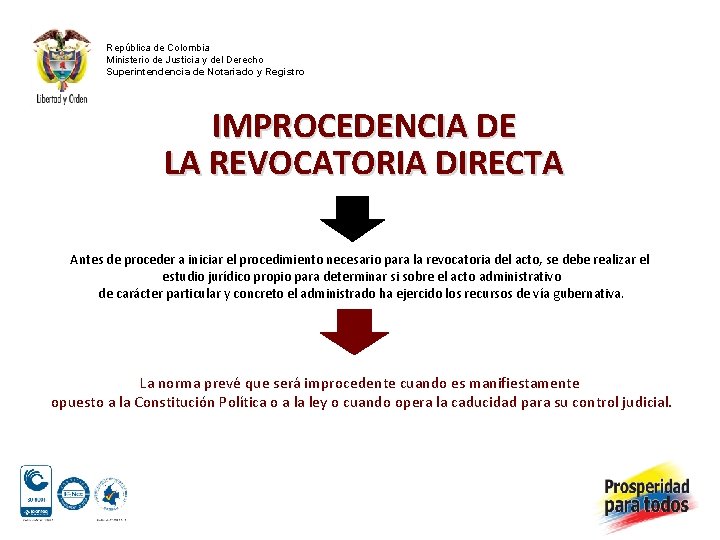 República de Colombia Ministerio de Justicia y del Derecho Superintendencia de Notariado y Registro