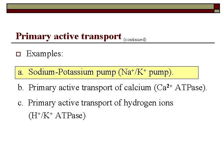 Is Sodium Potassium Pump Primary Active Transport Lecture 2 Cell membrane structure and transport across