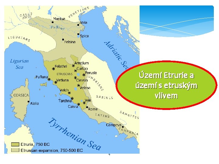 Území Etrurie a území s etruským vlivem 4 