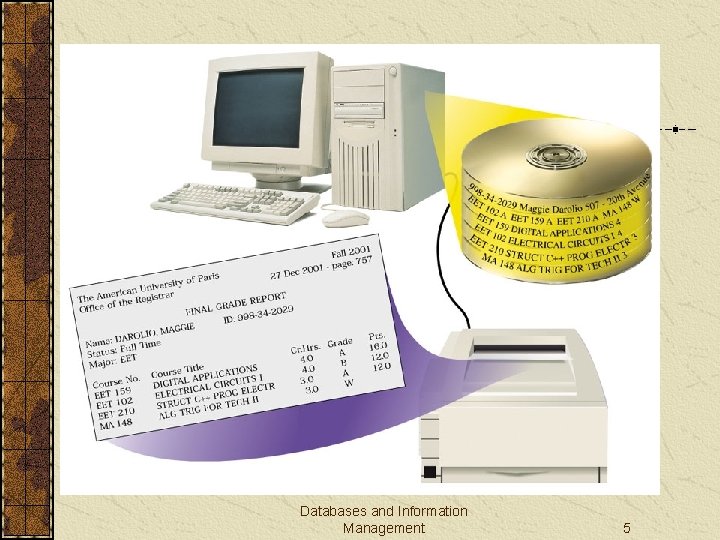 Databases and Information Management 5 