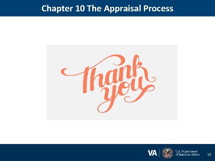 Chapter 10 The Appraisal Process 18 