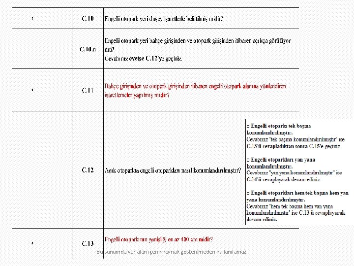 Bu sunumda yer alan içerik kaynak gösterilmeden kullanılamaz 