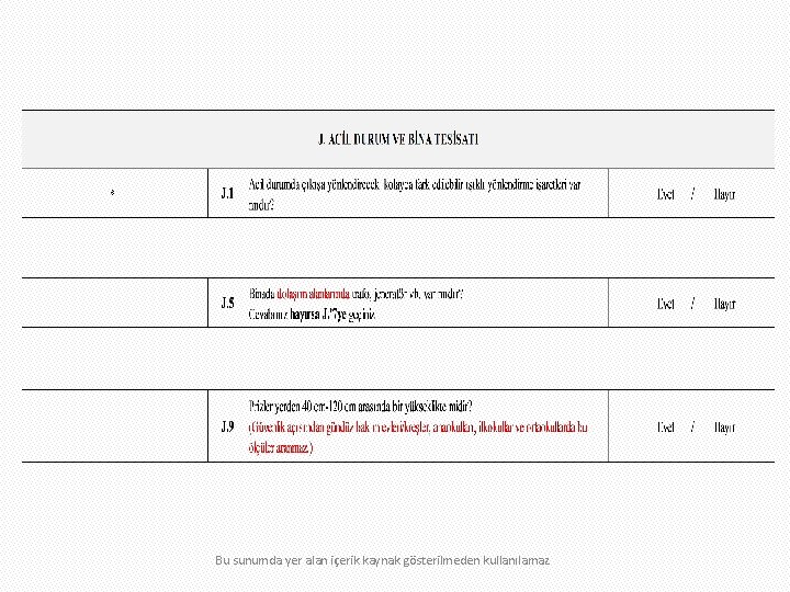 Bu sunumda yer alan içerik kaynak gösterilmeden kullanılamaz 