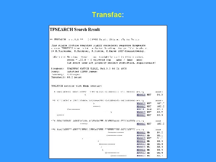 Transfac: 