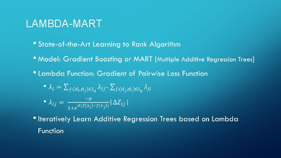 LAMBDA-MART • 