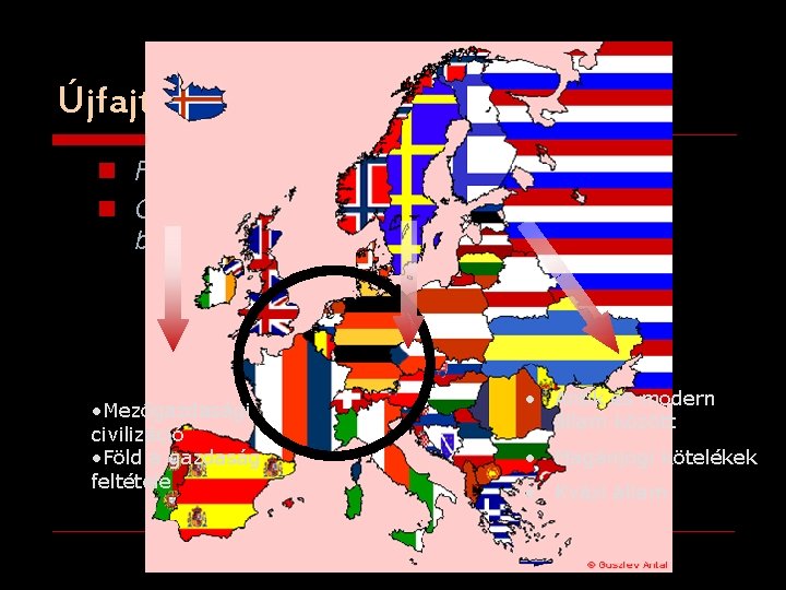 Újfajta álamberendezkedés n Feudalizmus n Gazdasági, társadalmi, politikai berendezkedés, amely a hűbéri láncra épül