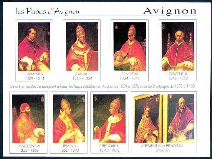 Avignoni pápaság o Francia királyság felemelkedése n II. Fülöp Ágost o Központi hatalom fenntartása