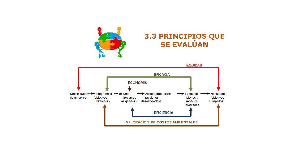 3. 3 PRINCIPIOS QUE SE EVALÚAN 