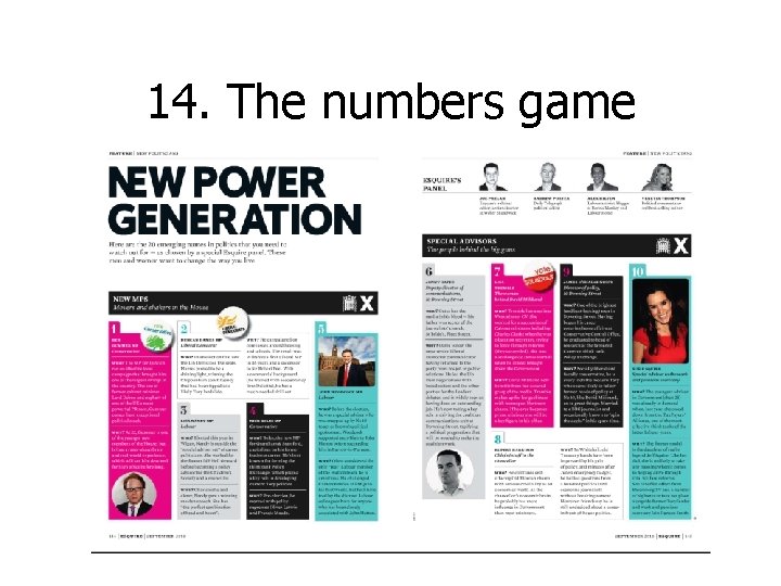 14. The numbers game 