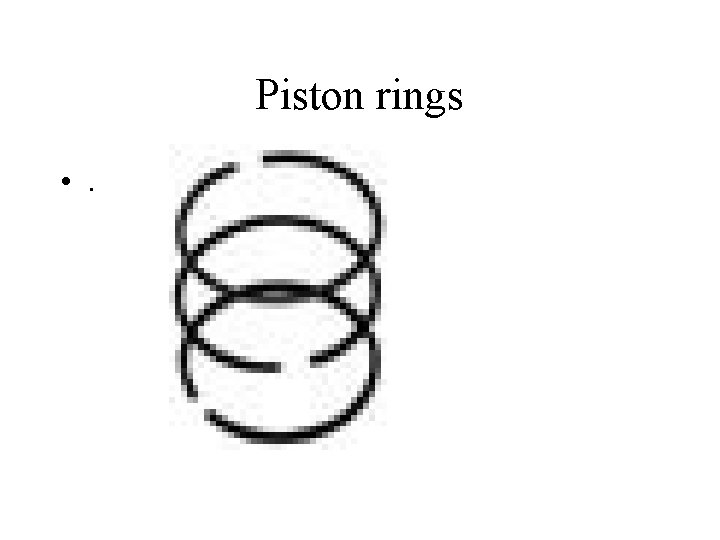Piston rings • . 