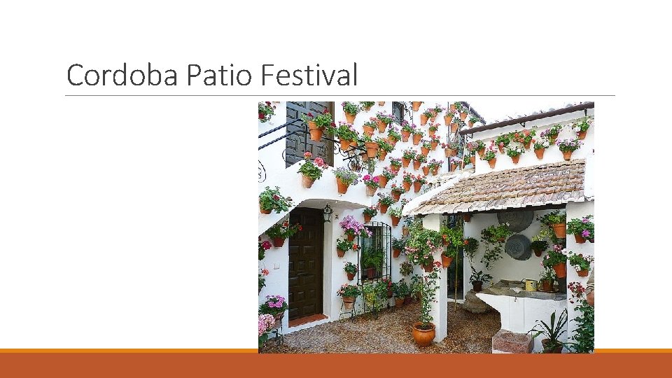 Cordoba Patio Festival 