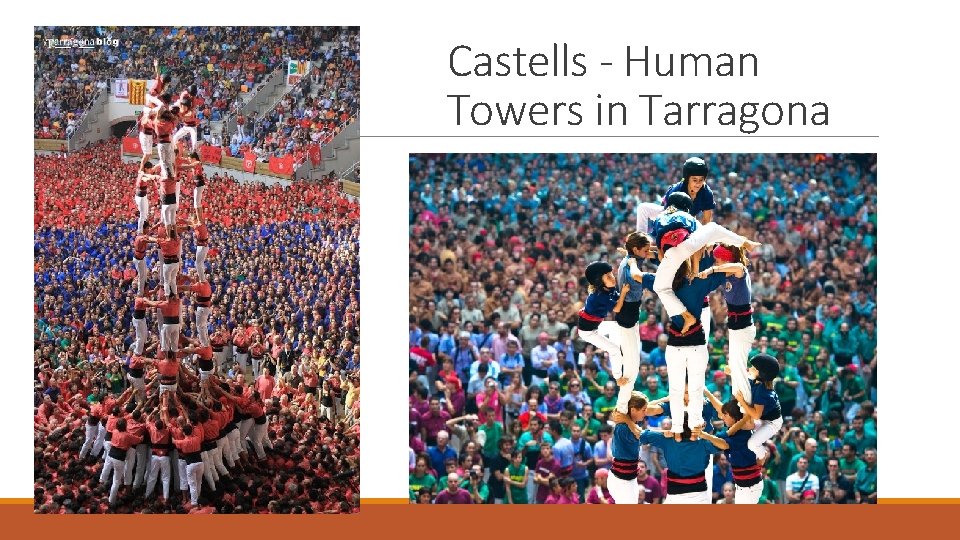 Castells - Human Towers in Tarragona 