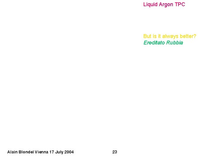 Liquid Argon TPC Adequate for Super beam beta beam AND neutrino factory Network proposed