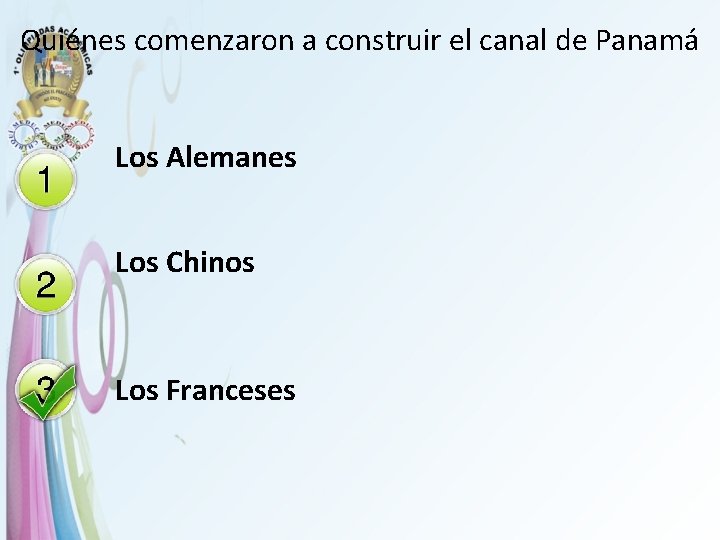 Quiénes comenzaron a construir el canal de Panamá Los Alemanes Los Chinos Los Franceses