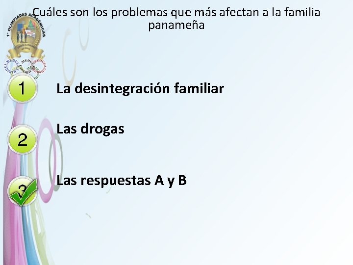 Cuáles son los problemas que más afectan a la familia panameña La desintegración familiar