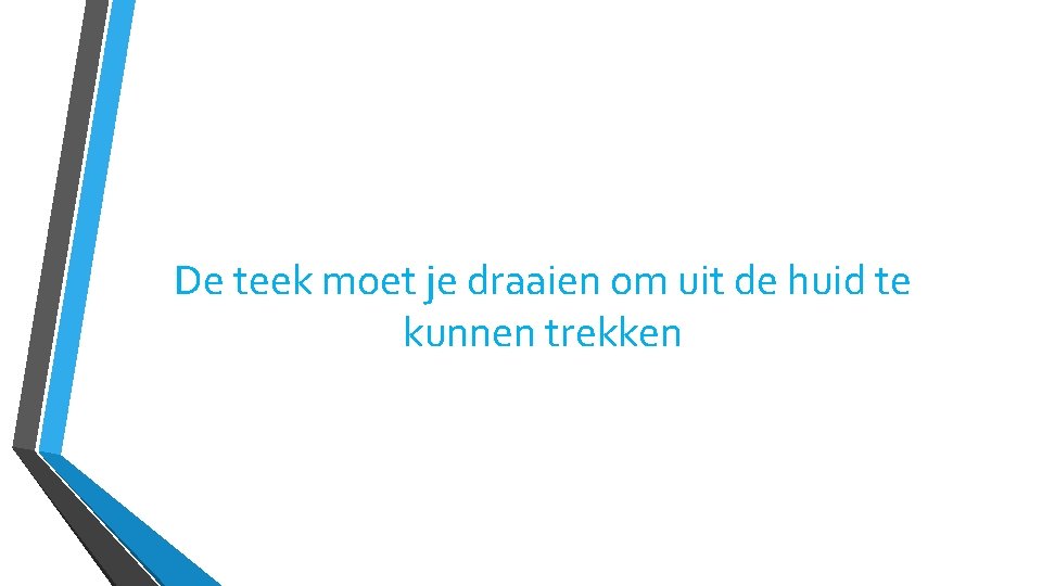 De teek moet je draaien om uit de huid te kunnen trekken 