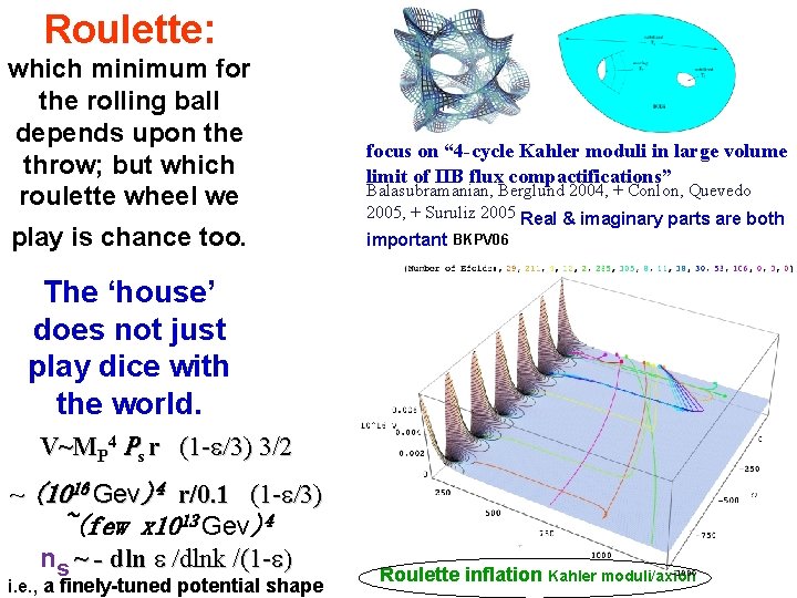 Roulette: which minimum for the rolling ball depends upon the throw; but which roulette