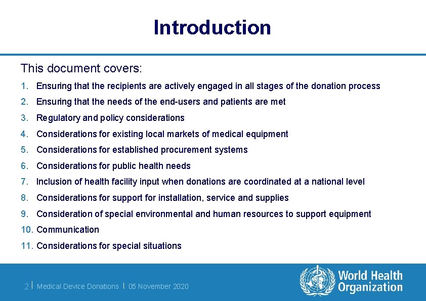 Introduction This document covers: 1. Ensuring that the recipients are actively engaged in all