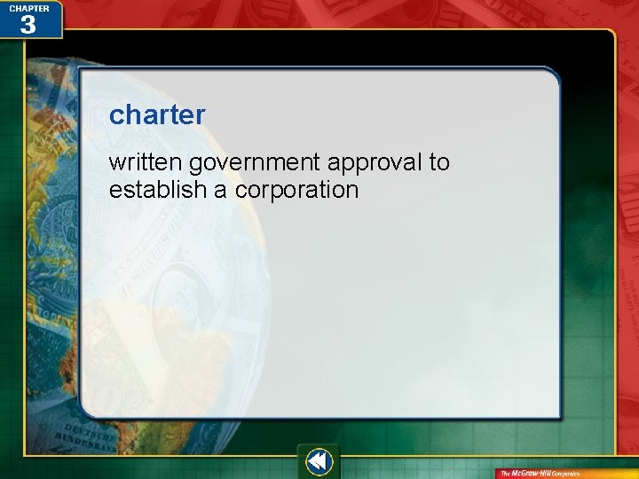 charter written government approval to establish a corporation 