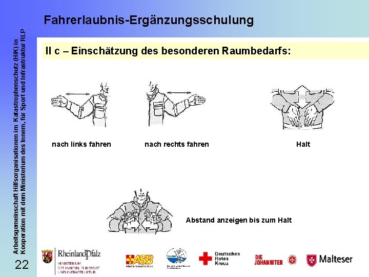 Arbeitsgemeinschaft Hilfsorganisationen im Katastrophenschutz (Hi. K) in Kooperation mit dem Ministerium des Innern, für