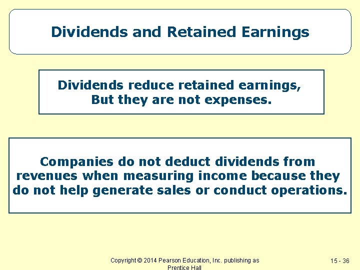 Dividends and Retained Earnings Dividends reduce retained earnings, But they are not expenses. Companies