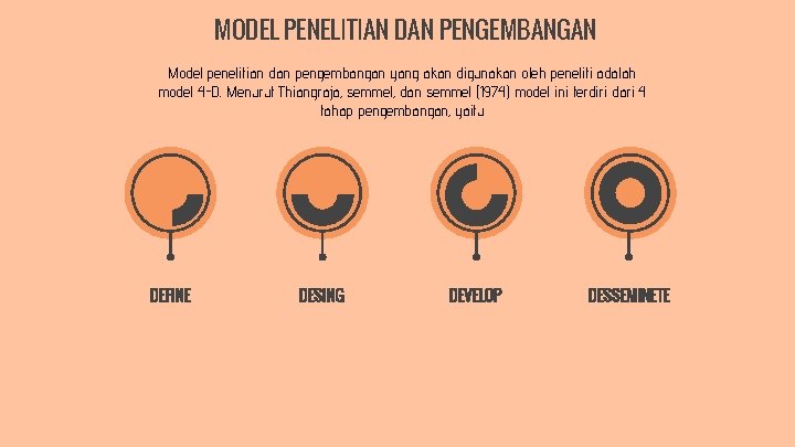 MODEL PENELITIAN DAN PENGEMBANGAN Model penelitian dan pengembangan yang akan digunakan oleh peneliti adalah