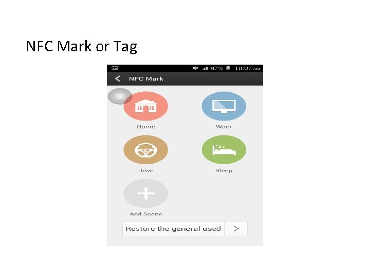  NFC Mark or Tag 