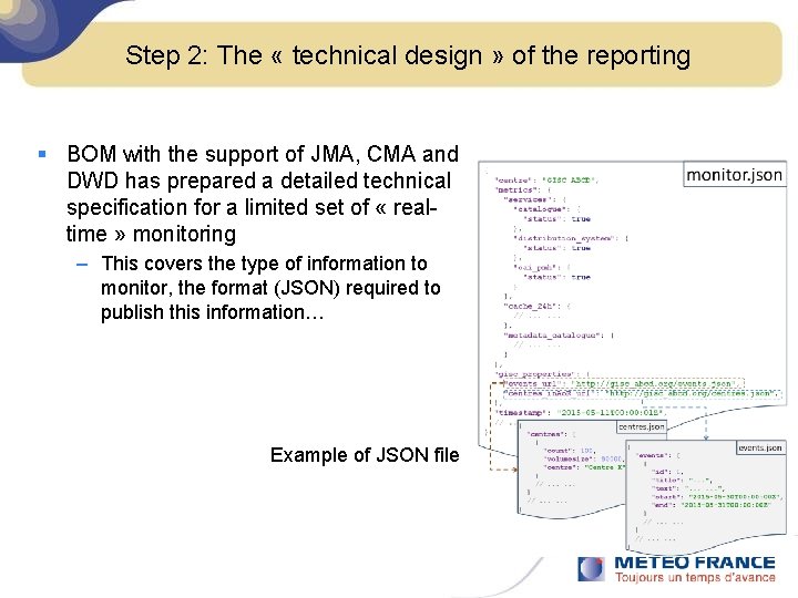 Step 2: The « technical design » of the reporting § BOM with the