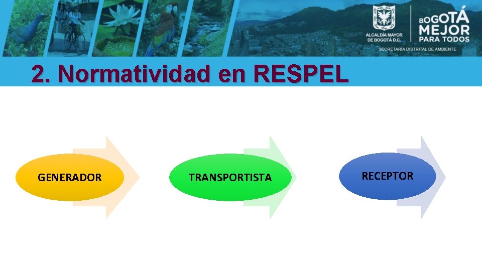 2. Normatividad en RESPEL GENERADOR TRANSPORTISTA RECEPTOR 